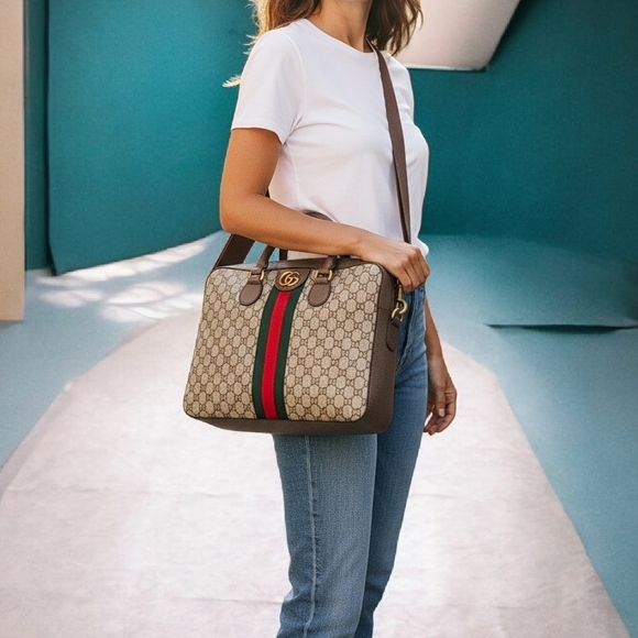 ✨️Authentic Gucci Ophidia Business Bag - Picture 2 of 15